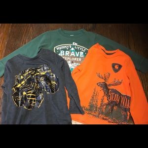 🍄 3 long sleeve shirts, size 4t 🍄 3 for $20 sale